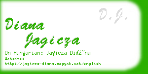 diana jagicza business card
